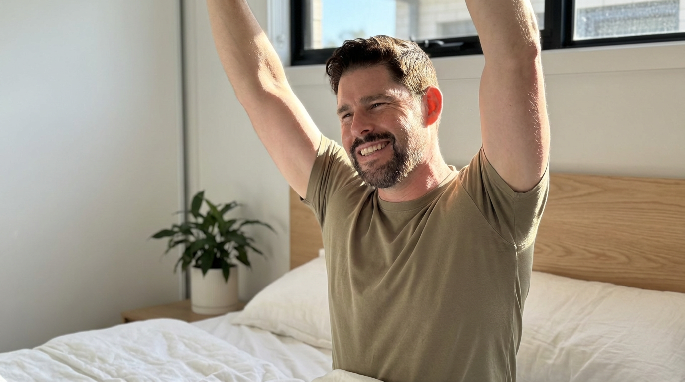 Morning wellness refreshed sleep