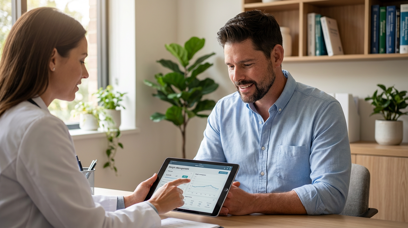 Doctor consultation for weight management