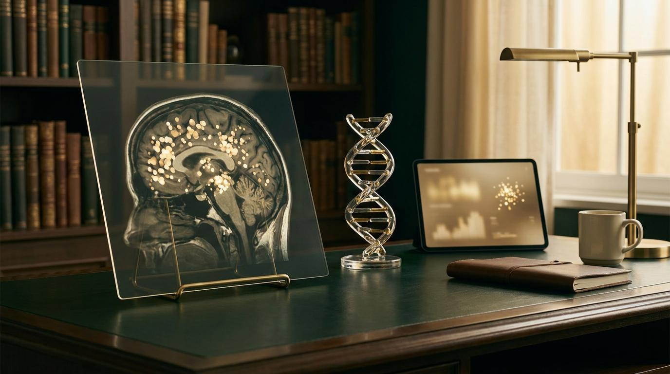 Editorial visualization of brain imaging and clinical data in peptide stroke research