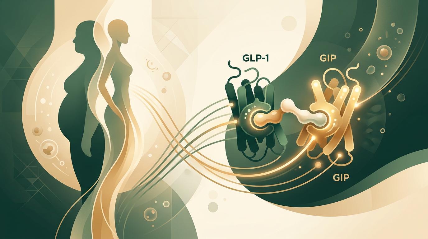 Dual GLP-1/GIP receptor agonism mechanism