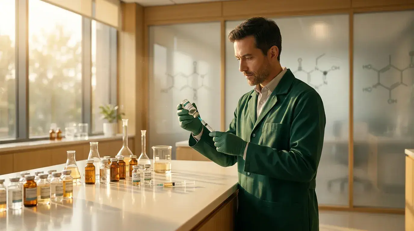 FDA peptide regulation and compounding pharmacy laboratory